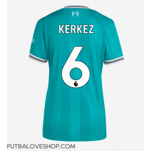 Dres Liverpool Milos Kerkez #6 Tretina pre Ženy 2025-26 Krátky Rukáv Dres Liverpool Milos Kerkez #6 Tretina pre Ženy 2025-26 Krátky Rukáv